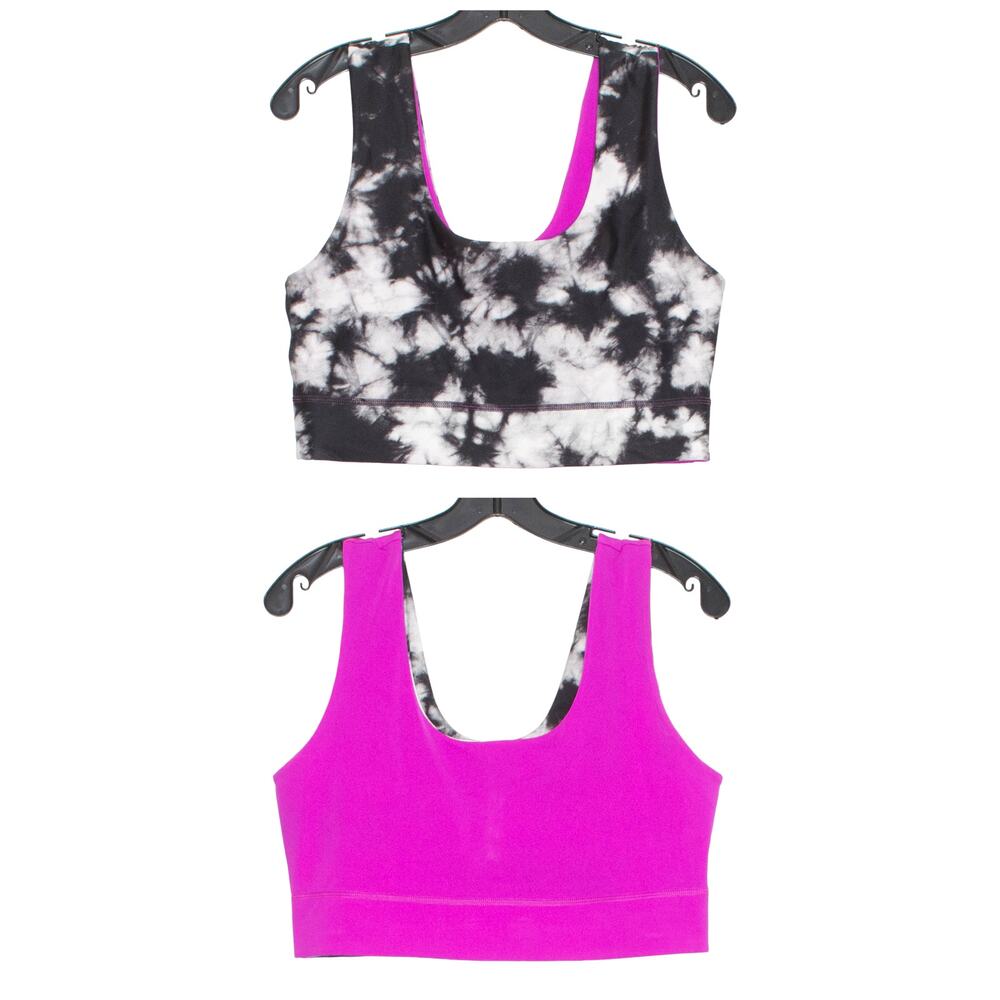 Fabletics Sports Bra Harlow Reversible Y2K Cottage Athleisure‎ Fairy Grunge XS/S